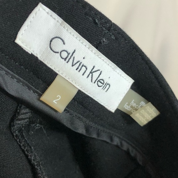 Calvin Klein Black Four Pocket Compression Pant 2 - Picture 6 of 6